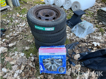  Hjul Continental 195/65R15 hjulkapsler medfølger - Neumáticos y llantas