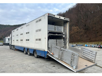  Pezzaioli HMK Industri // Do przewozu zwierząt // 2004 Rok // 3 Pokłady // Waga // Osi skrętne // Oznonacja // - Semirremolque transporte de ganado