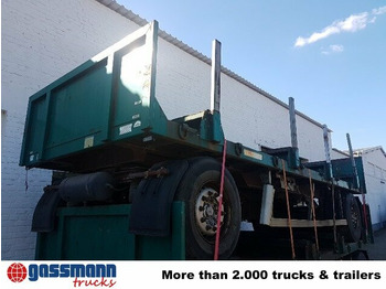 Remolque plataforma/ Caja abierta Anhänger Pritsche  Plateau, Rungen, 3x vorh. !: foto 4