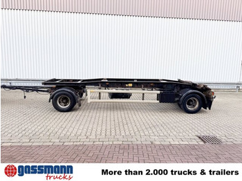 Remolque multilift/ Portacontenedores de cadenas Hüffermann HSA 18.70 Schlittenabroller: foto 5