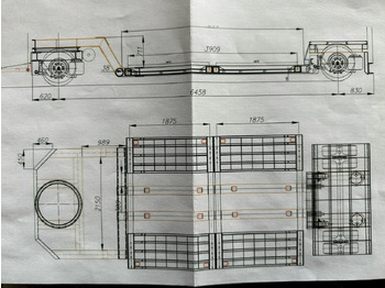 Remolque góndola rebajadas EMTECH PCN 18 PNZ-S Tiefbett zagłębiana Rozsuwana UNIKAT JAK NOWA: foto 4