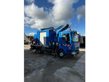 Camión con plataforma elevadora Renault Midlum 180: foto 2