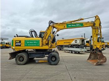 Excavadora de ruedas Komatsu PW 200-7H: foto 4