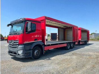 Camión lona Mercedes-Benz Antos 2540 L 6x2 Pritsche LBW Getränke 8,2m, 2to: foto 5
