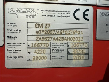 Semirremolque silo O.ME.P.S Silo Auflieger 27 m³ 3 Achs: foto 2