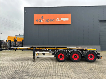 Semirremolque portacontenedore/ Intercambiable Burg 20FT ADR (EX/II, EX/III, FL, AT) Chassis, Empty weight : 3.690kg, SAF INTRADISC, 2x Liftaxle, NL-chassis: foto 2 Semirremolque portacontenedore/ Intercambiable Burg 20FT ADR (EX/II, EX/III, FL, AT) Chassis, Empty weight : 3.690kg, SAF INTRADISC, 2x Liftaxle, NL-chassis: foto 2