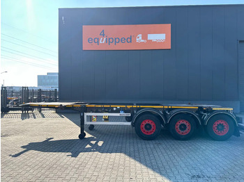Semirremolque portacontenedore/ Intercambiable Burg 20FT ADR (EX/II, EX/III, FL, AT), empty weight: 3.690kg, SAF INTRADISC, 2x liftaxle, ALCOA, NL-Chassis: foto 2 Semirremolque portacontenedore/ Intercambiable Burg 20FT ADR (EX/II, EX/III, FL, AT), empty weight: 3.690kg, SAF INTRADISC, 2x liftaxle, ALCOA, NL-Chassis: foto 2