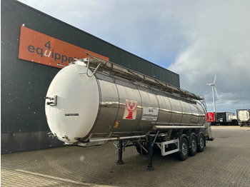 Leasing de Feldbinder LEBENSMITTEL / LEVENSMIDDELEN FOOD / 33.500L / 3-COMP / PUMPE / INOX / NL-trailer / APK: 07-2026 Feldbinder LEBENSMITTEL / LEVENSMIDDELEN FOOD / 33.500L / 3-COMP / PUMPE / INOX / NL-trailer / APK: 07-2026: foto 1