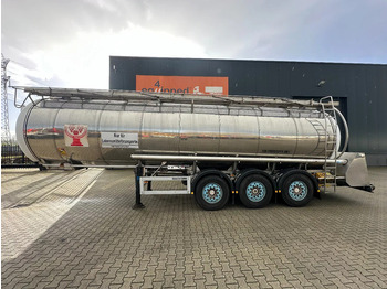 Leasing de Feldbinder LEBENSMITTEL / LEVENSMIDDELEN FOOD / 33.500L / 3-COMP / PUMPE / INOX / NL-trailer / APK: 07-2026 Feldbinder LEBENSMITTEL / LEVENSMIDDELEN FOOD / 33.500L / 3-COMP / PUMPE / INOX / NL-trailer / APK: 07-2026: foto 2