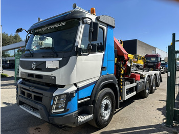 Camión multibasculante, Camión grúa Volvo FMX 460 8x4 TRIDEM HOOKLIFT + CRANE PK 23002 SH + GRABBER / ROTATOR - EURO 6 - LIFT + STEERING AXLE - *374.000km* - EXT BUMPER: foto 3