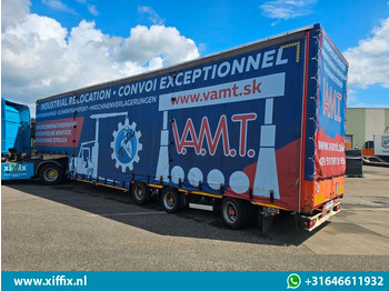 Semirremolque góndola rebajadas Meusburger 3-ass. Dieplader met huifopbouw / Naloop gestuurd: foto 4