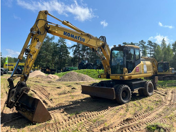Excavadora de ruedas KOMATSU PW160