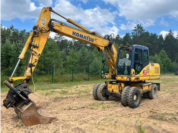 Excavadora de ruedas KOMATSU PW160