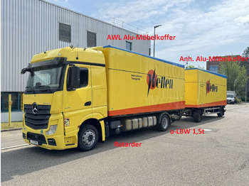 Camión caja cerrada MERCEDES-BENZ Actros 1848