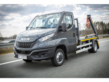 Camión portacontenedor de cadenas Iveco Daily 70C18 + KING Bramowiec / Skiploader / Absetzkipper: foto 2