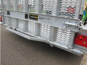 Remolque porta maquinaria HULCO TERRAX Aluboden 394x180x27cm Heckrampe 150cm Tridem (XL) 3500kg: foto 4