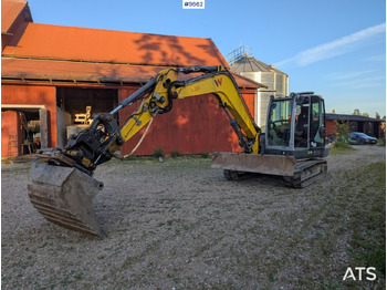 Excavadora de cadenas Excavator Wacker Neuson ET90, Tiltrotator, buckets (Video): foto 3