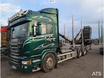 Camión forestal SCANIA R 580