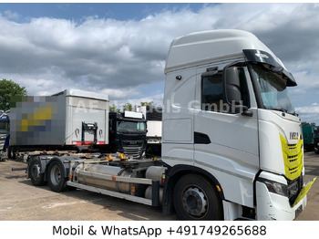 Camión portacontenedore/ Intercambiable Iveco S-Way 460 LNG BDF 6x2 *Retarder/Lenk+Lift/AHK: foto 2
