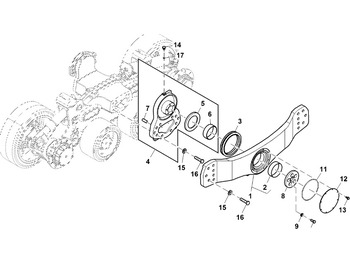 Piezas del tren de rodaje JOHN DEERE