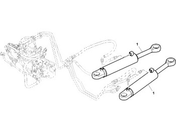 Cilindro hidráulico JOHN DEERE