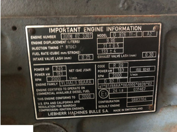 Motor LIEBHERR