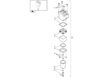Filtro de combustible NEW HOLLAND