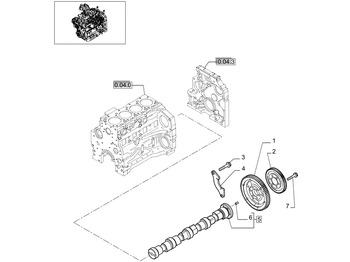 Motor y piezas NEW HOLLAND