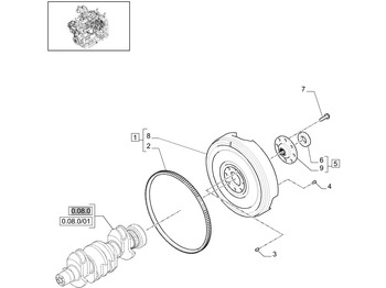 Motor y piezas NEW HOLLAND