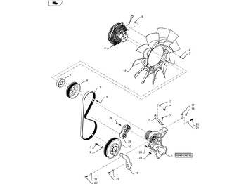 Tensor de correa NEW HOLLAND