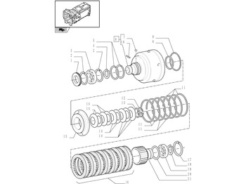 Embrague y piezas NEW HOLLAND