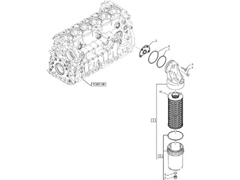 Motor y piezas NEW HOLLAND