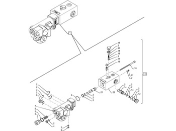 Válvula de freno NEW HOLLAND