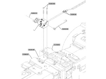 Válvula hidráulica NEW HOLLAND