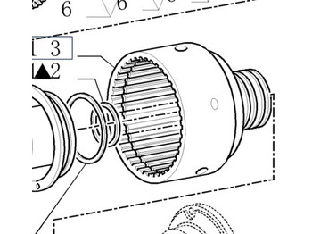 Maza de embrague NEW HOLLAND