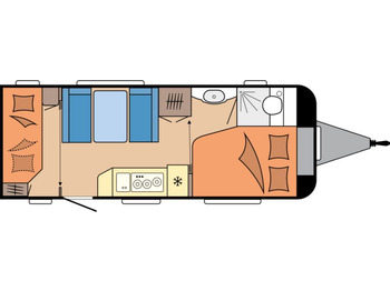 Caravana Hobby De Luxe 540 KMFe 2026 GARAGE AUTARK 1800kg.: foto 2 Caravana Hobby De Luxe 540 KMFe 2026 GARAGE AUTARK 1800kg.: foto 2