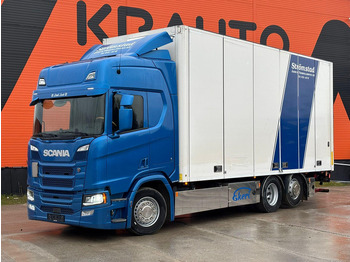 Camión caja cerrada SCANIA R 500