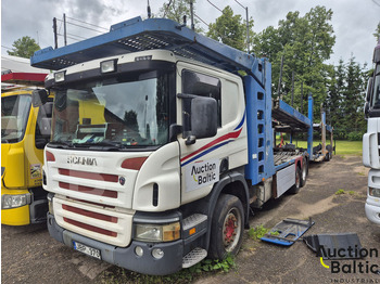 Camión portavehículos SCANIA P 380