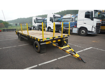Remolque plataforma/ Caja abierta 2 AXLE FLATBED FARM TRAILER: foto 4