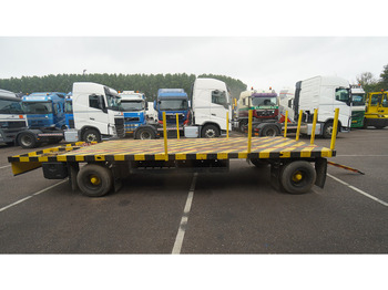 Remolque plataforma/ Caja abierta 2 AXLE FLATBED FARM TRAILER: foto 2