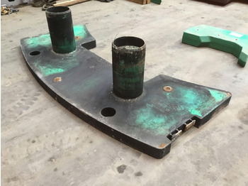Contrapeso para Autogrúa FAUN ATF 60-3 counterweight base plate 1,6 ton: foto 2