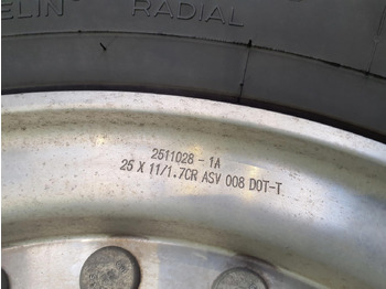 Rueda completa para Grúa Grove Wheel 445/95R25 12 9 2p alu: foto 5 Rueda completa para Grúa Grove Wheel 445/95R25 12 9 2p alu: foto 5