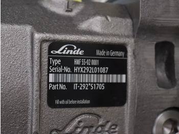 Motor hidráulico para Maquinaria de construcción LINDE HMF 55-02: foto 3