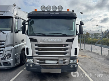 Camión multibasculante, Camión grúa Lastväxlare Scania G400LB8X4*4HNA med HIAB kran: foto 2