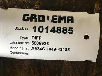 Diferencial Liebherr Differential: foto 3 Diferencial Liebherr Differential: foto 3