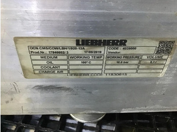 Enfriador de aceite LIEBHERR