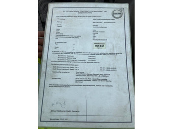 Excavadora de cadenas Volvo EW 220 E TUNNEL: foto 5 Excavadora de cadenas Volvo EW 220 E TUNNEL: foto 5