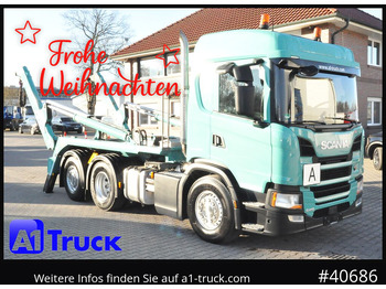 Camión portacontenedor de cadenas SCANIA G 410