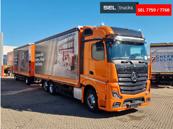 Camión lona Mercedes-Benz Actros 2548 / Retarder / Euro 6E / Aluklappen: foto 3