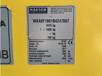 Compresor de aire Kaeser M 122 - N: foto 5 Compresor de aire Kaeser M 122 - N: foto 5
